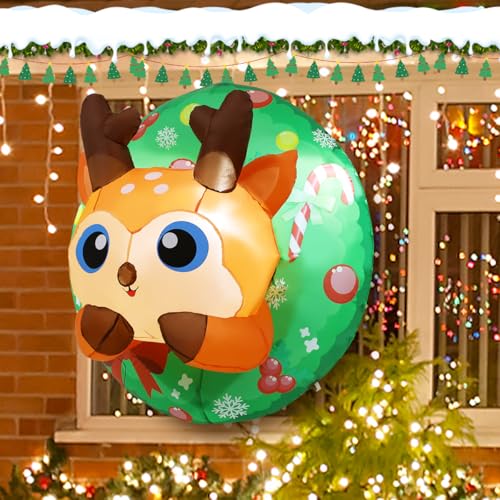 Light Up Your Holidays with a Charming COMIN Inflatable Reindeer