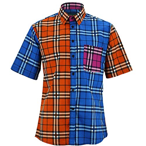 Chemise courte Loud Originals style tartan pour briser la monotonie des vêtements homme