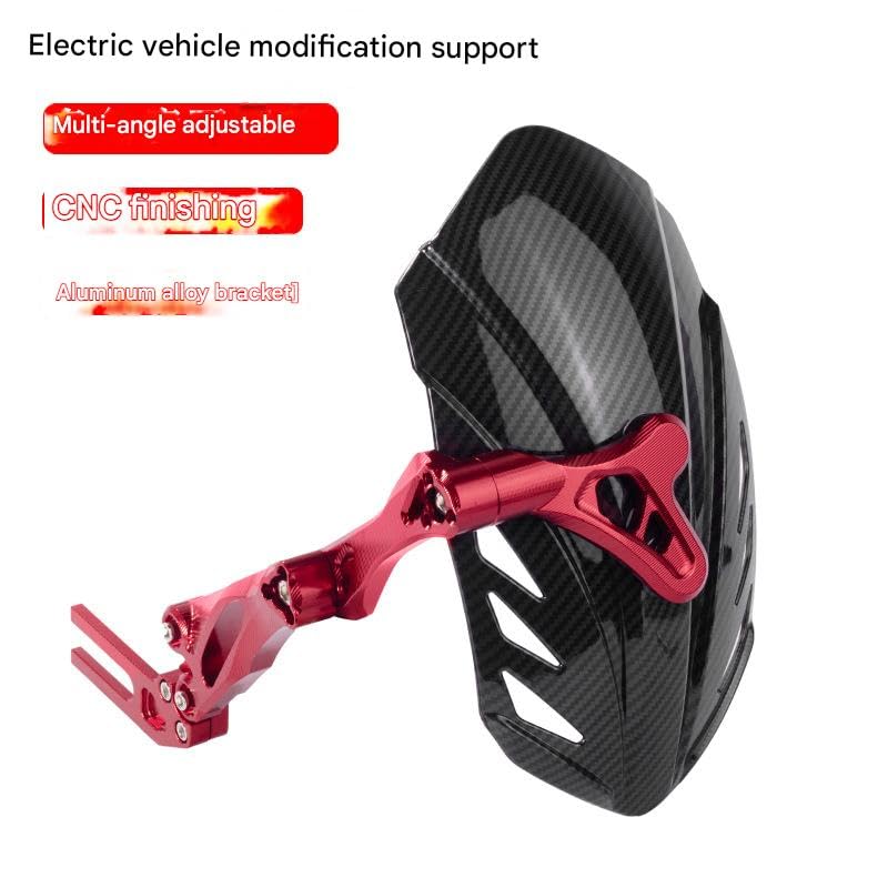 Image of MIPPO Carbon Fiber Rear Fender for N1S, U+b, M2, NGT & Little Monkey Bikes | Modified Scooter Mudguard Accessory