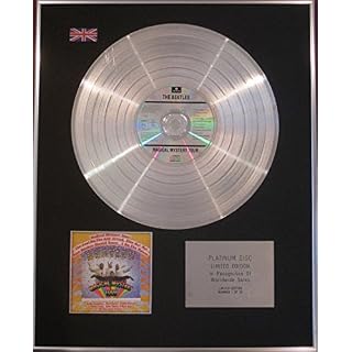 Century Music Awards Disque platine CD The Beatles – Édition limitée – Magic Mystère Tour - Les Beatles, Paul McCartney, John Lennon, RIngo Starr, George Harrison