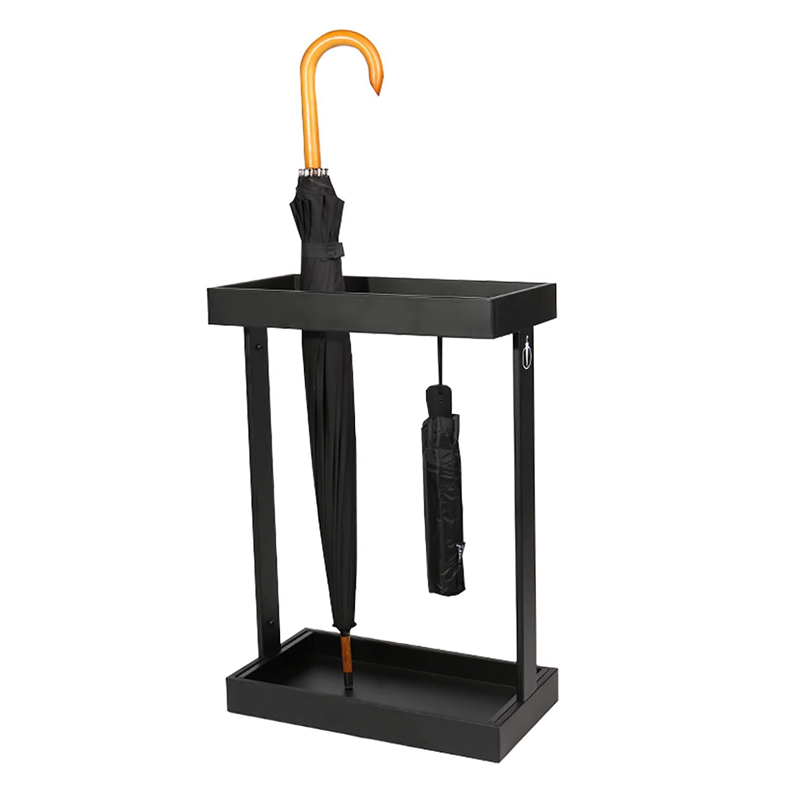 Support de marche et parapluie en métal pour un couloir accueillant et ordonné