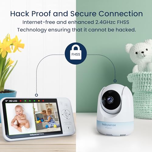 Babysense Prisma 5-inch Dual-Camera Video Baby Monitor (No Wi-Fi) — view 2