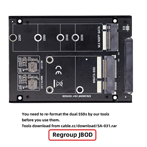 Boîtier mSATA M.2 NGFF SATA résout le manque de stockage sur PC portables