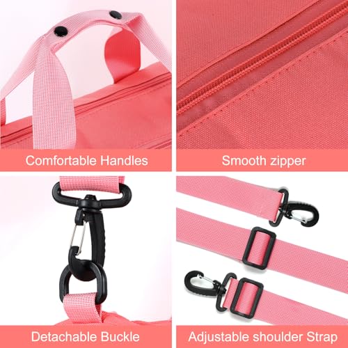 Image of Dance Ballet Bag for Girls Sport Gym Duffle Bags Overnight Travel Bags Fun Dance Workout Duffel Bag Toddler Cute Bag for Dancers, Girls, Teens, Student Athletes