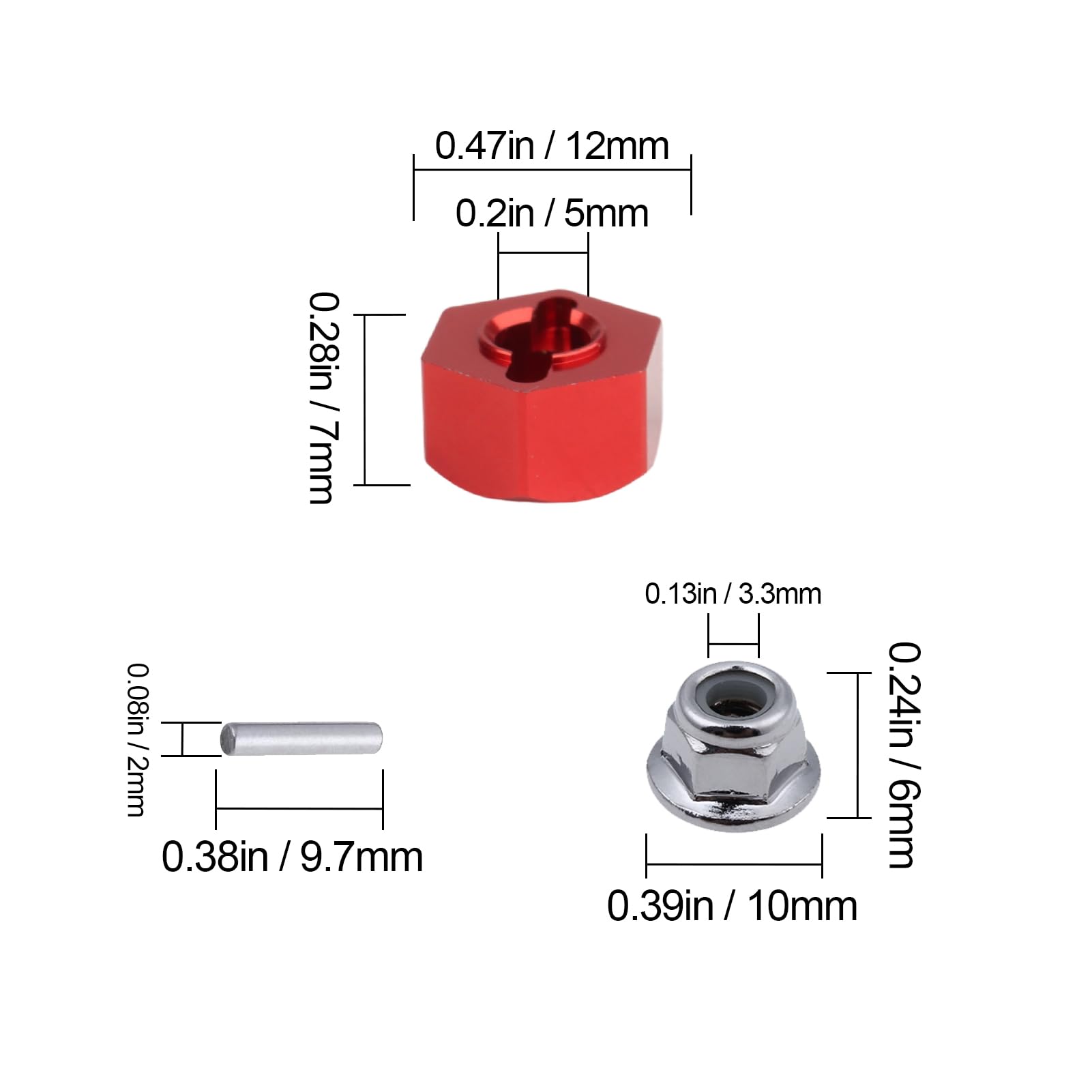 X4 M70 青 ハブ 12x142 32h Amazon.com: Hobbypark Aluminum