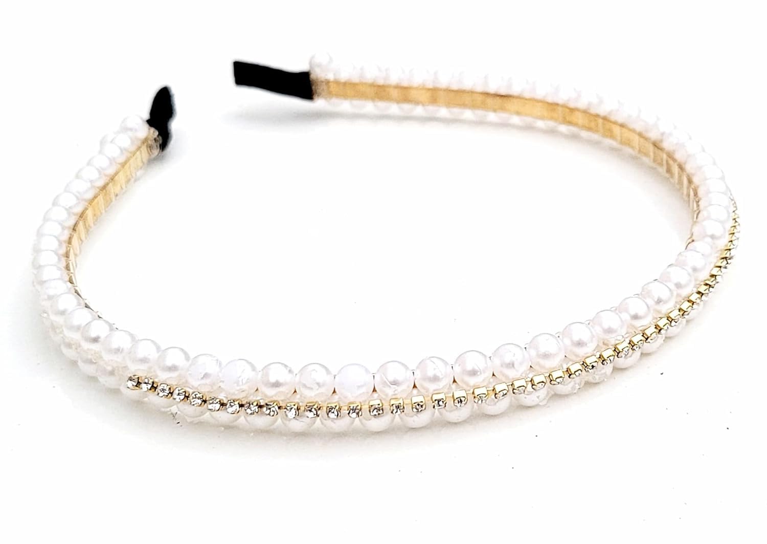 Graceful White Pearl Beads Metal Decoration Hair Band for Kids, Girls and Women/Beautiful Metal White Pearl Headband for Women (1 Pcs) (B0C4LMXVGV) Amazon Price History, Amazon Price Tracker