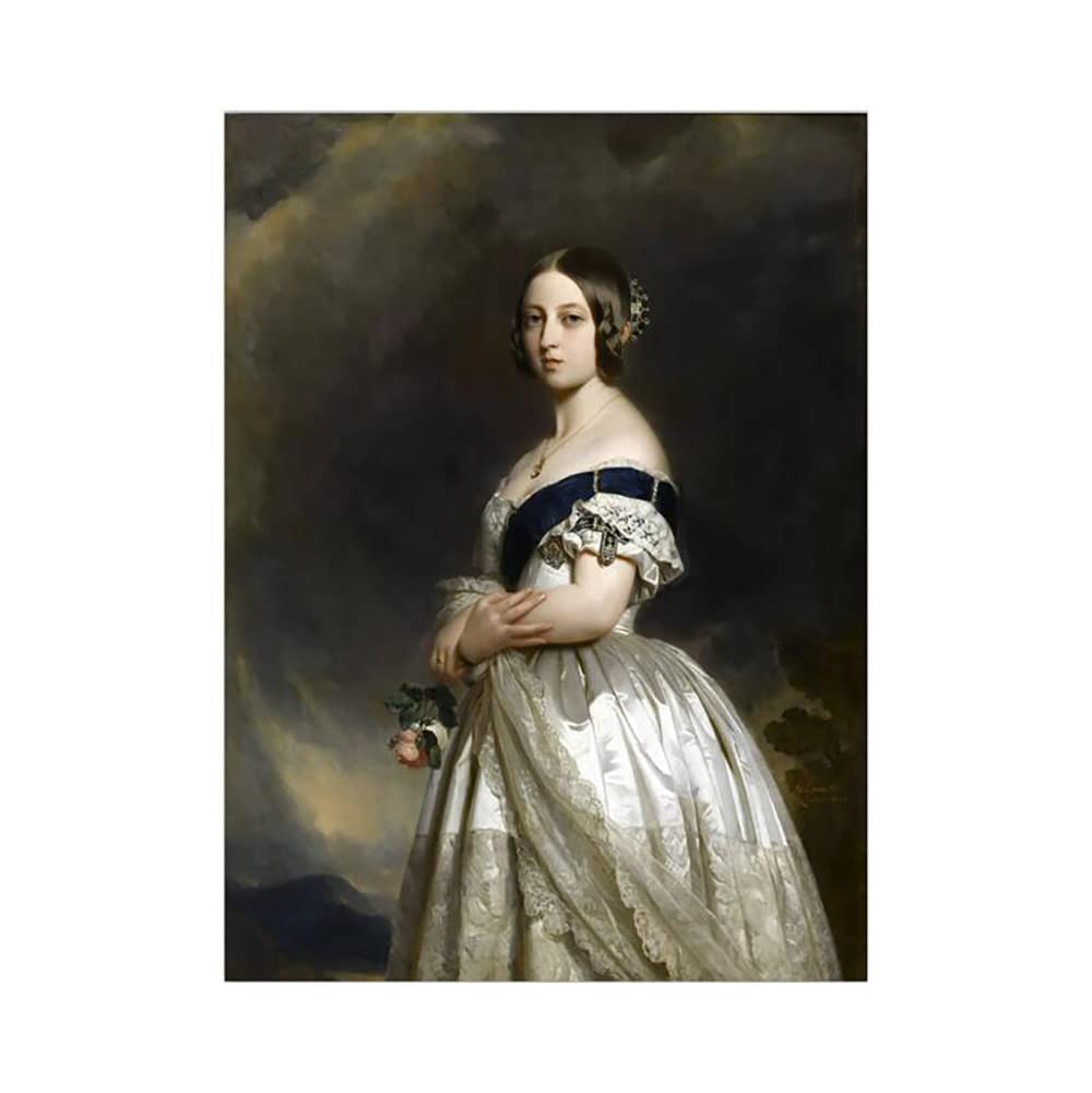 Impression sur toile Portrait de Madame Adélaïde pour salon 100x160 cm