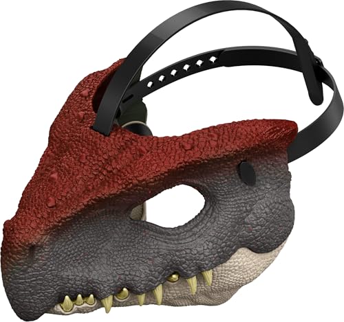 Mattel Jurassic World Rebirth Mutadon Movie-inspired Dinosaur Mask Openable Jaw for Chomp Action Realistic Design Plastic Role Play Headgear