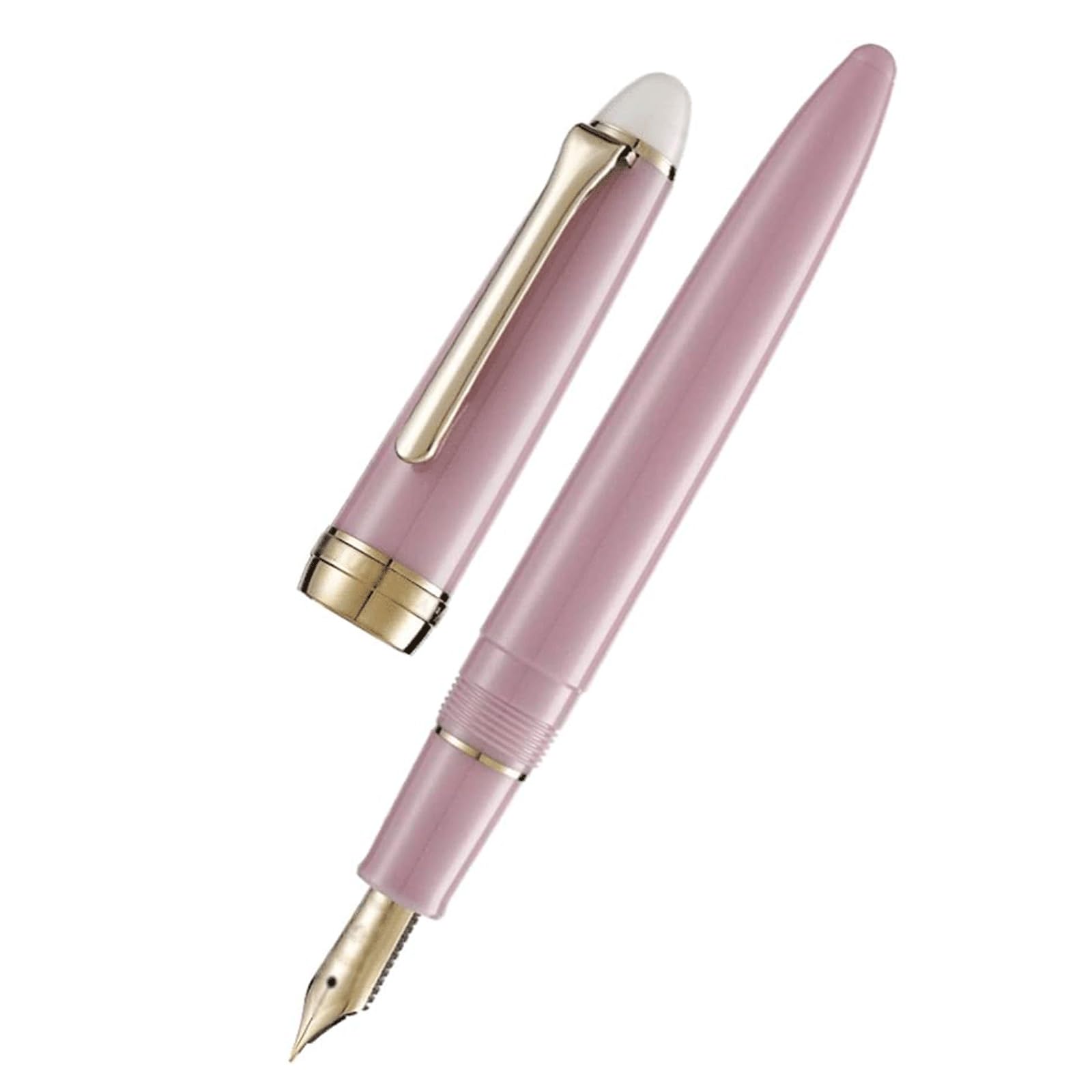 Hochwertiger Füllfederhalter mit 0,4 mm feiner Feder for sanftes Schreiben, Kalligrafie und luxuriöse Signatur – ideal for Damen und Herren.(Purple)