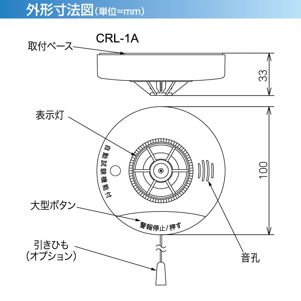 Amazon.co.jp: ニッタン ねつタンちゃん 火災警報器 熱式 音声警報 CRL