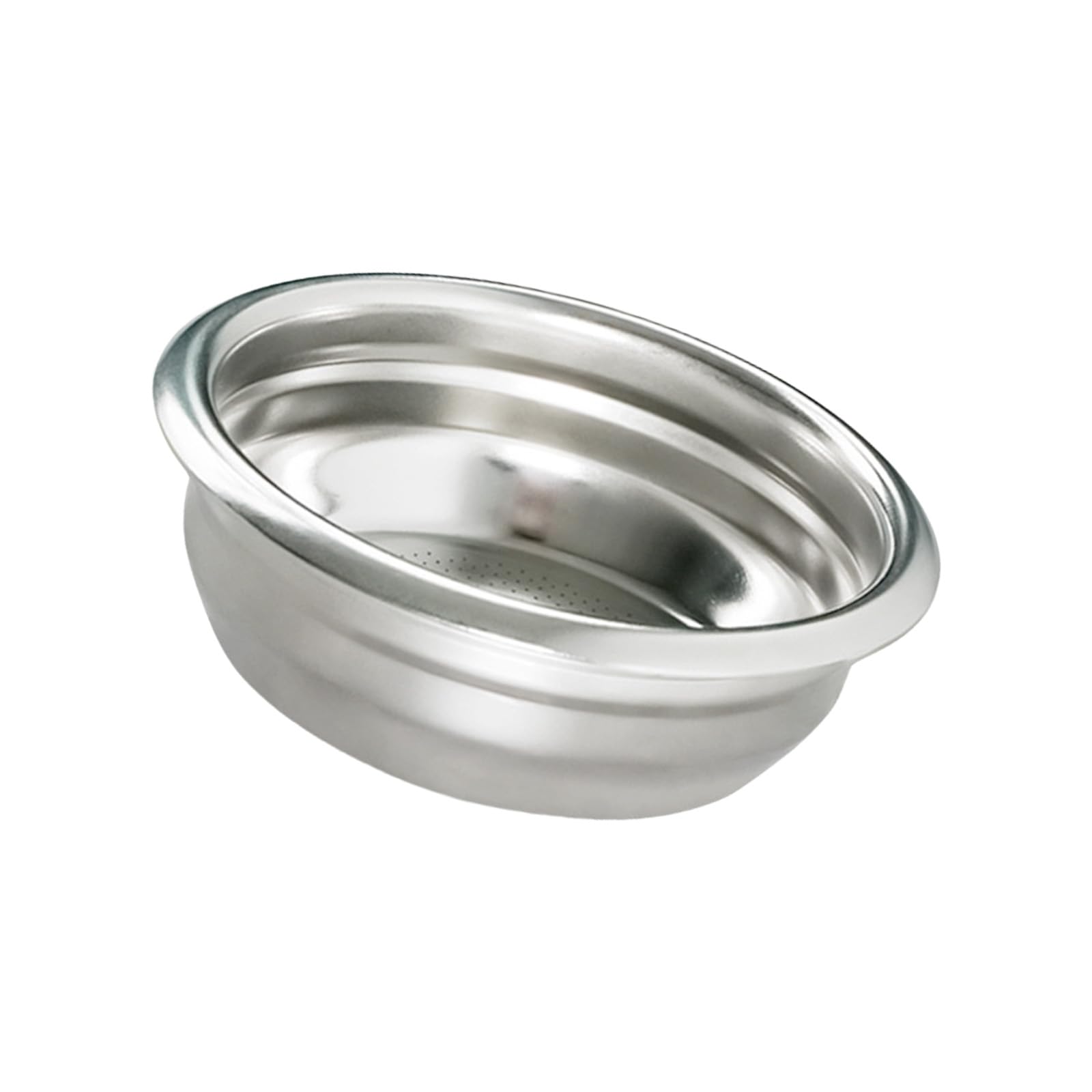 HDOYTXXM 58mm Coffee Portafilter Basket 2 Servings Simultaneous Brewing Stress Removal Permanent Rustless Twin Wall Pressurized Filter Basket