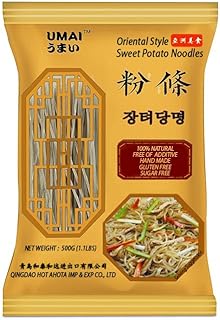 Sweet Potato Noodles - Handmade, Glutenfree, Sugarfree, Free of Addtives Noodles 500 G (Pack of 1)