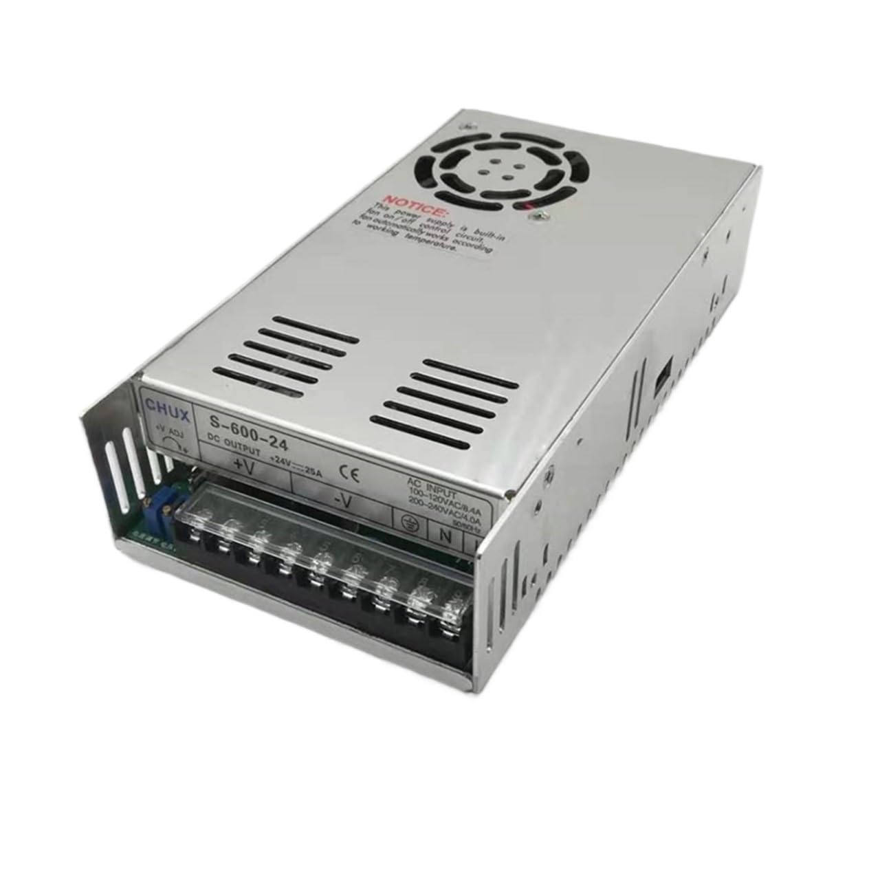 Alimentatore da Banco,Alimentatore da Laboratorio Alimentazione di commutazione 600W Tensione Regolabile e Corrente 0-12V 15V 24V 27V 36V 48 V 50V 60V 72V 80V 90V 100V 110V(0 48V 0 12.5A)