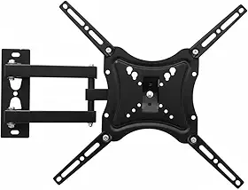 Suporte de Parede Articulado para TV, 14-55 Polegadas, Rotação 180°, Braço Multiarticulado, Ajuste Livre, Suporta 30kg