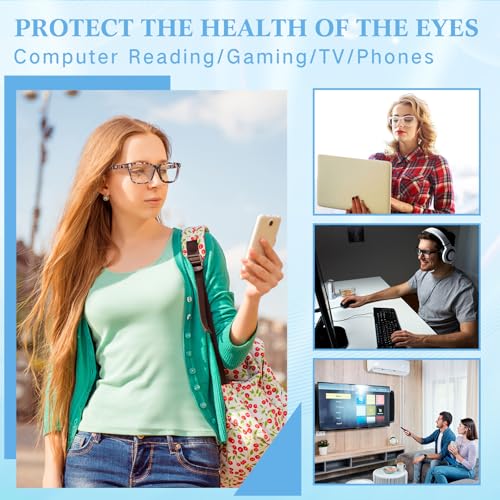 Image of Jerify 18 Pack Blue Light Glasses for Women Men, Bluelight Blocking Glasses for Computer Reading Phone Screen Gaming TV