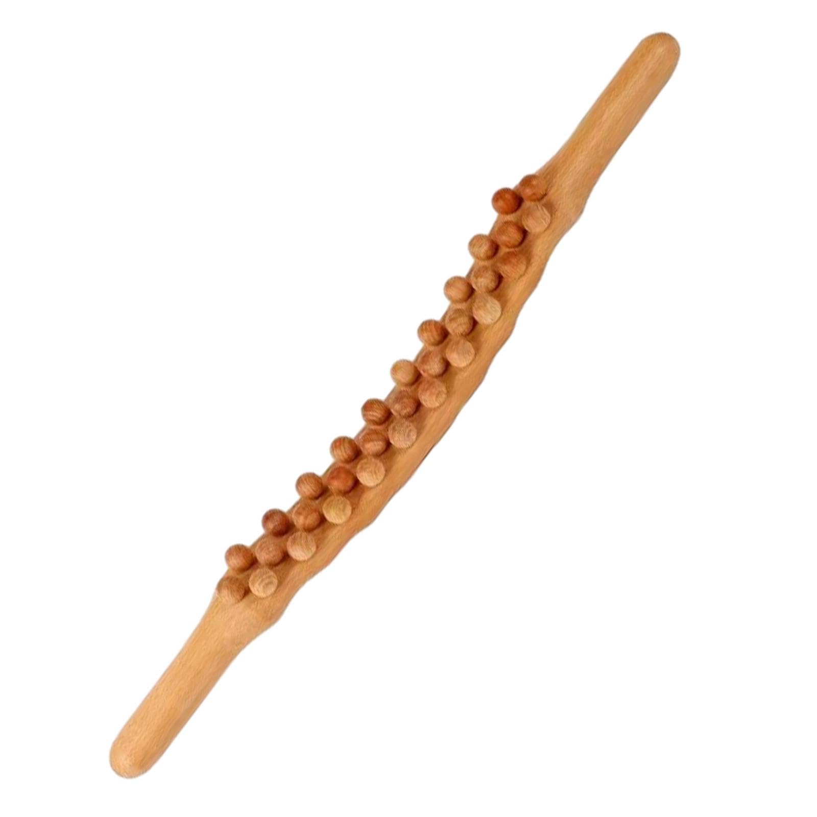 Gua Sha Scraping Bastone Massaggio Legno Relax Muscolare Manuale Portatile Superficie Liscia Punti Multipli Adatto per Salone di