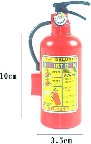 Miniatura 2 de 3 piezas de juguetes extintores de incendios realistas, 4 pulgadas recargables de bombero, rociadores de agua de bombero, mini cilindro falso