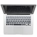 Batianda New Ombre Color Keyboard Cover Protector Silicone Skin for MacBook Air 13" MacBook Pro 13" 15" 17" (with or w/Out Retina Display) - Gradient Grey