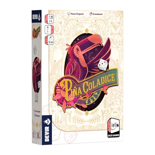Devir - Piña Coladice, Juego de Dados, Divertido y Interactivo, 2-4 Jugadores, Juego a Partir de 8 Años (VERSIÓN ESPAÑOLA) (BGPINTR)