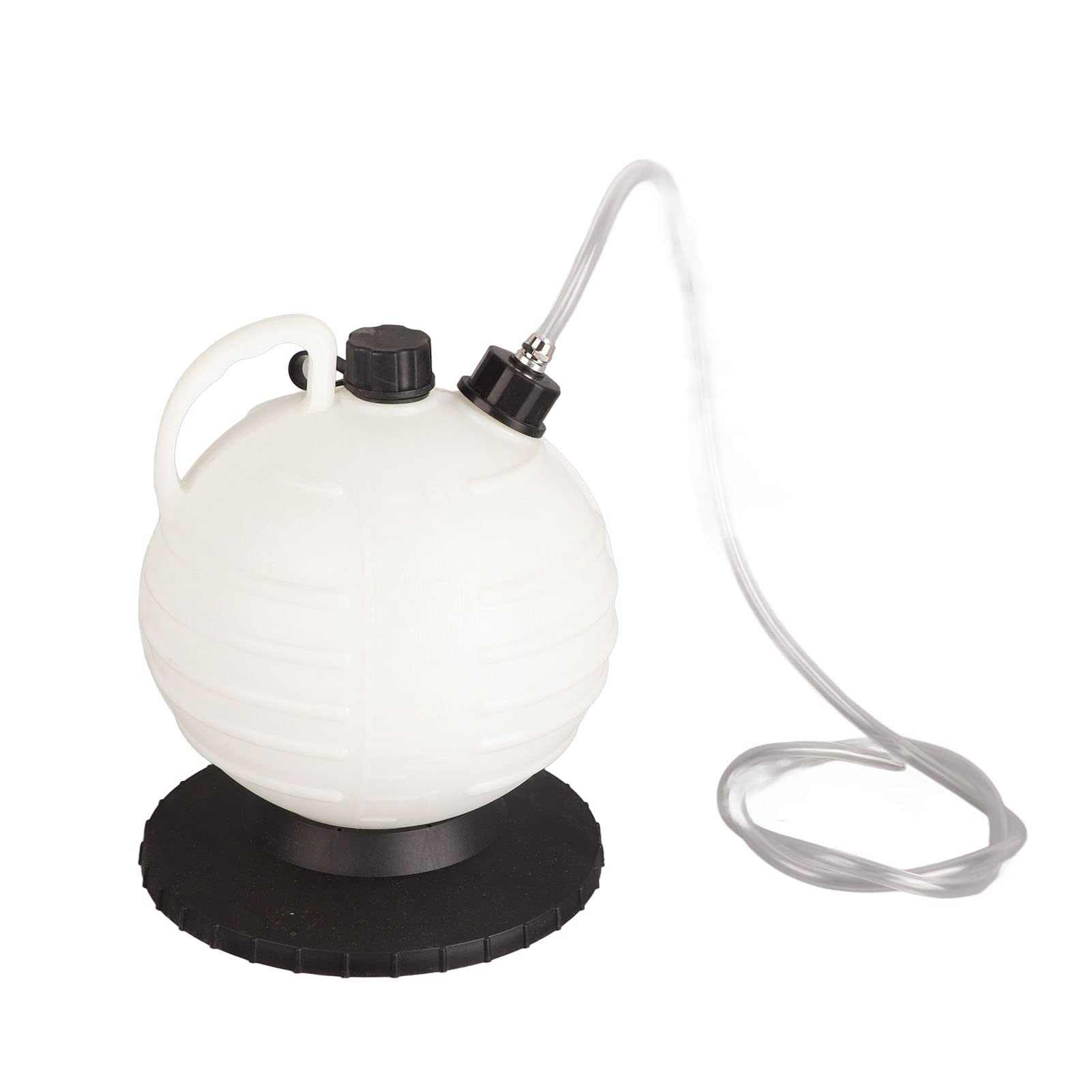 Bomba Extractora de Aceite Al Vacío de 6 litros, Extractor Manual de Fluidos de Plástico con Tubo Transparente y Sonda de Metal Flexible para de Aceite de Motor Marino, Barco, Coche