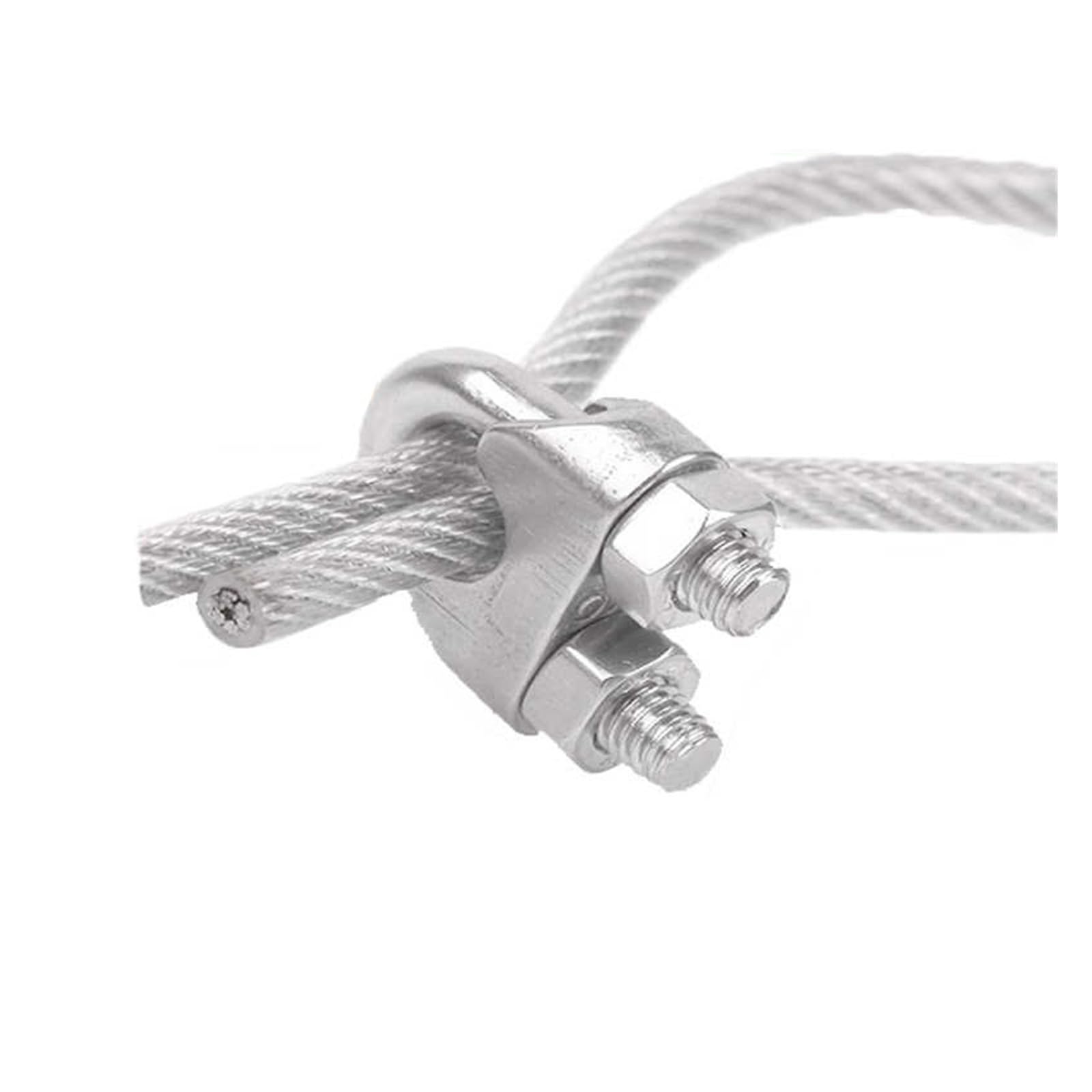 Morsetto per fune metallica, Clip for fune metallica tipo U in acciaio inossidabile 304 di diverse dimensioni(M24)