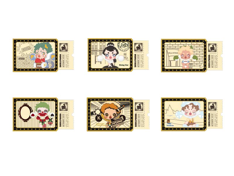 Amazon.co.jp: ポップマート(POP MART) SKULLPANDA Action! Cut 