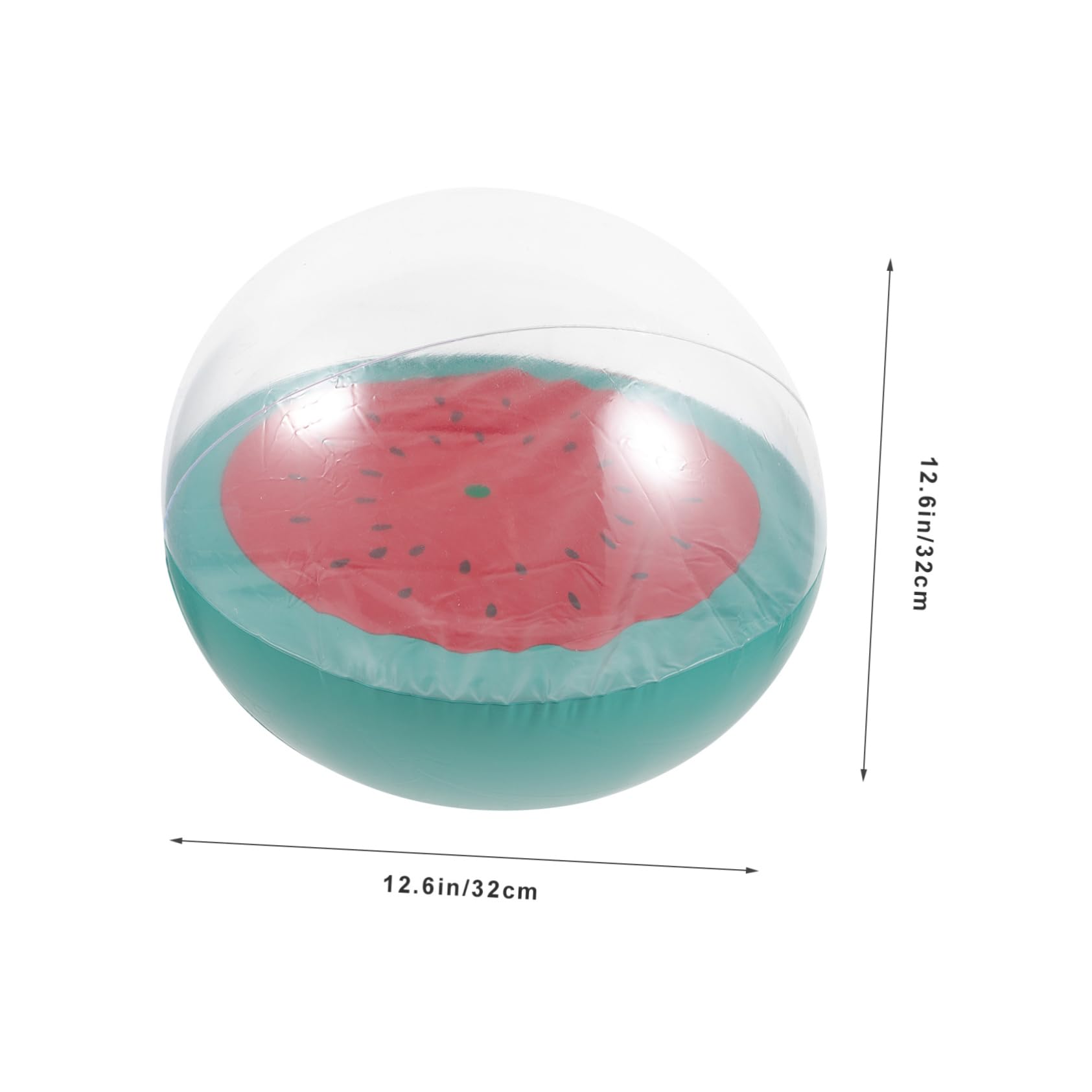 ibasenice Giant Inflatable Beach Ball Watermelon Pool Ball Beach Sports Toy Party Favors for Teens