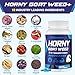 Hornygoatweed for Men, 12 In 1 Horny Goat Weed, Male Enhancing Supplement with 1500mg Horny goat weed, 500mg Maca Root, Ginseng, Tongkat Ali, Ginger for Stamina & Energy, Max Strength - 60 Tablets