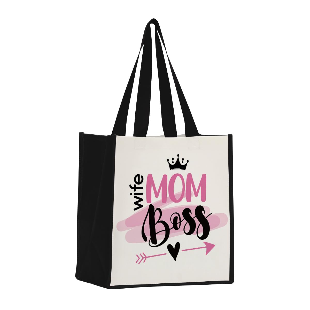 VICBOU Positive Chaos Coordinator Office Gifts for Women Boss Teacher Leader Tote Bag Grocery Bags Birthday Christmas