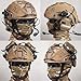Tactical Helmet Set with Headset, Adjustable Helmet Cover and Face Mask, Airsoft Gear for Outdoor CS Cosplay(Tan,Medium)