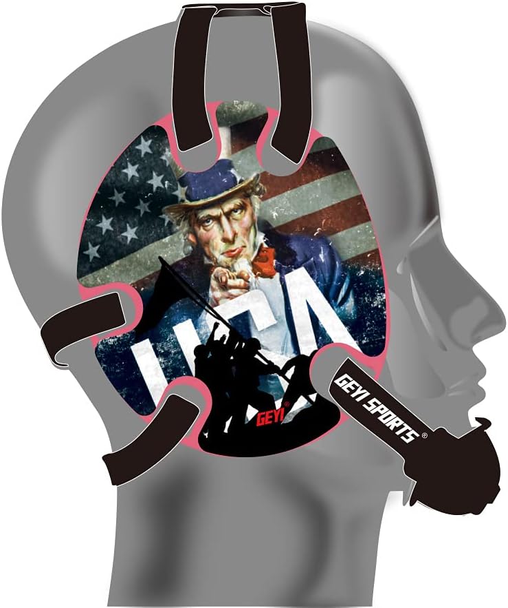 Wrestling Headgear with US Army Stickers (Pink, Youth)
