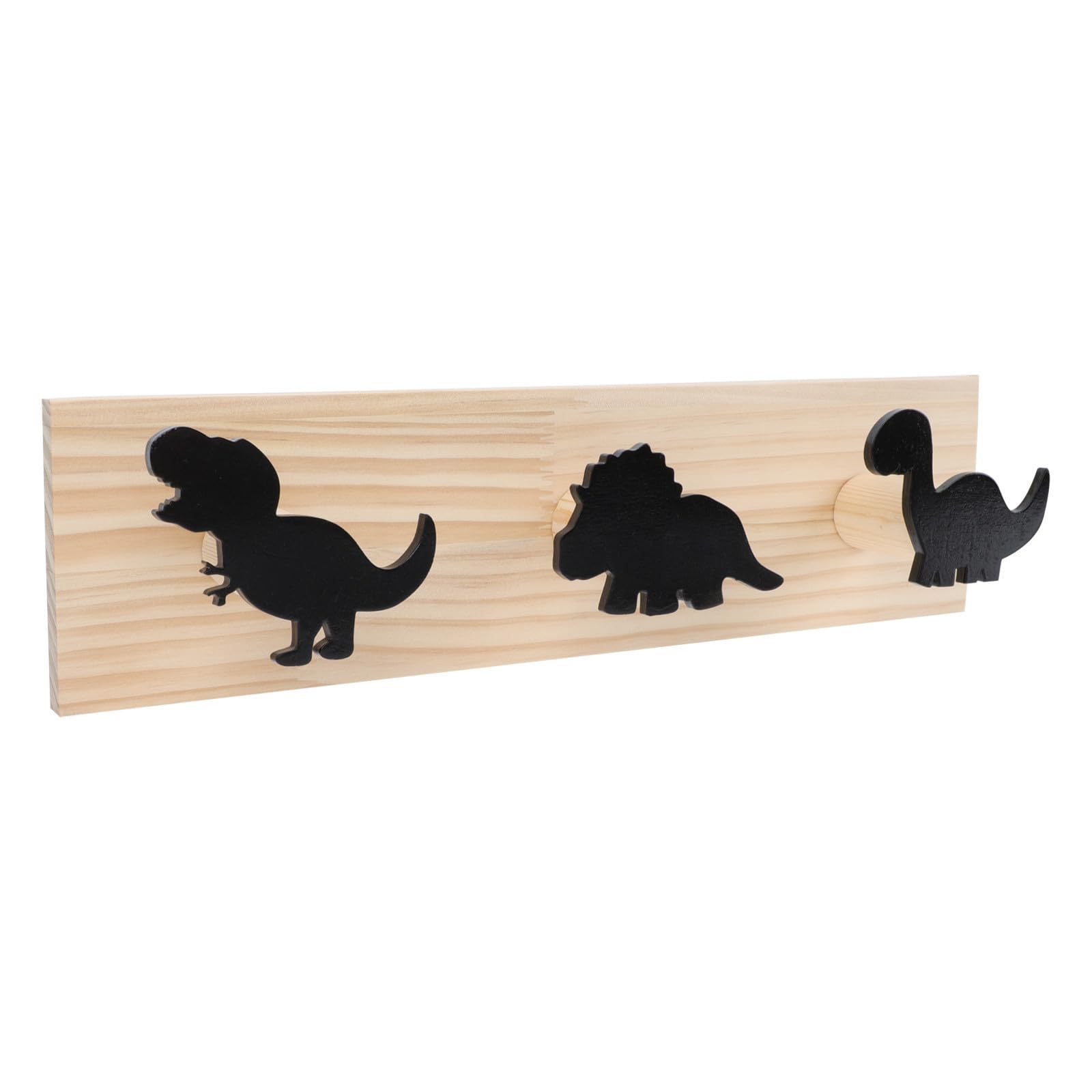 Gancho de madera de dinosaurio para colgar en pared de dormitorio infantil