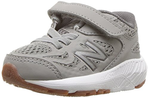 Image of New Balance Kid's 519 V1 Alternative Closure Running Shoe, Team Away Grey /Castlerock, 4 W US Big Kid (8-12 Years)