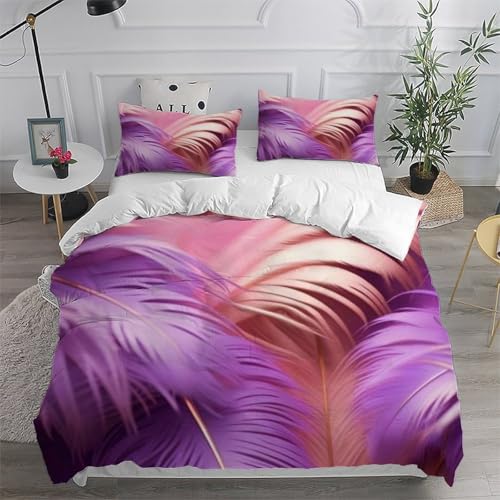 Duvet coton luxe léger ensemble de lit poétique double - 6