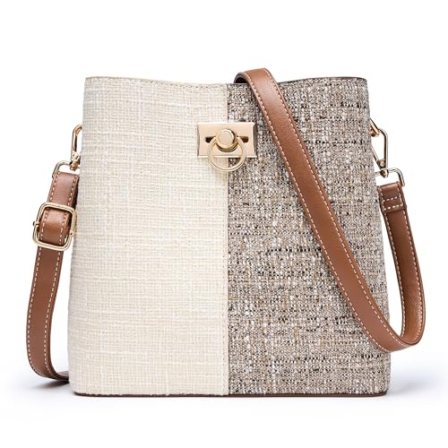 KALIDI FANCY FOREST Kleine Umhängetasche Damen, Leder Crossbody Bag...
