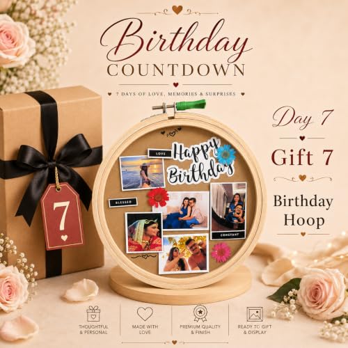Image of HBH 7 Gifts for 7 Days Birthday Countdown Hamper for Wife
