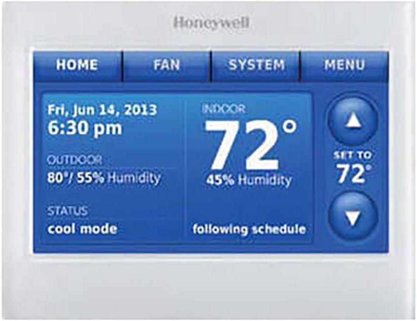 - Honeywell THX9421R5021WW Redlink Prestige IAQ Color Touchscreen Thermostat
