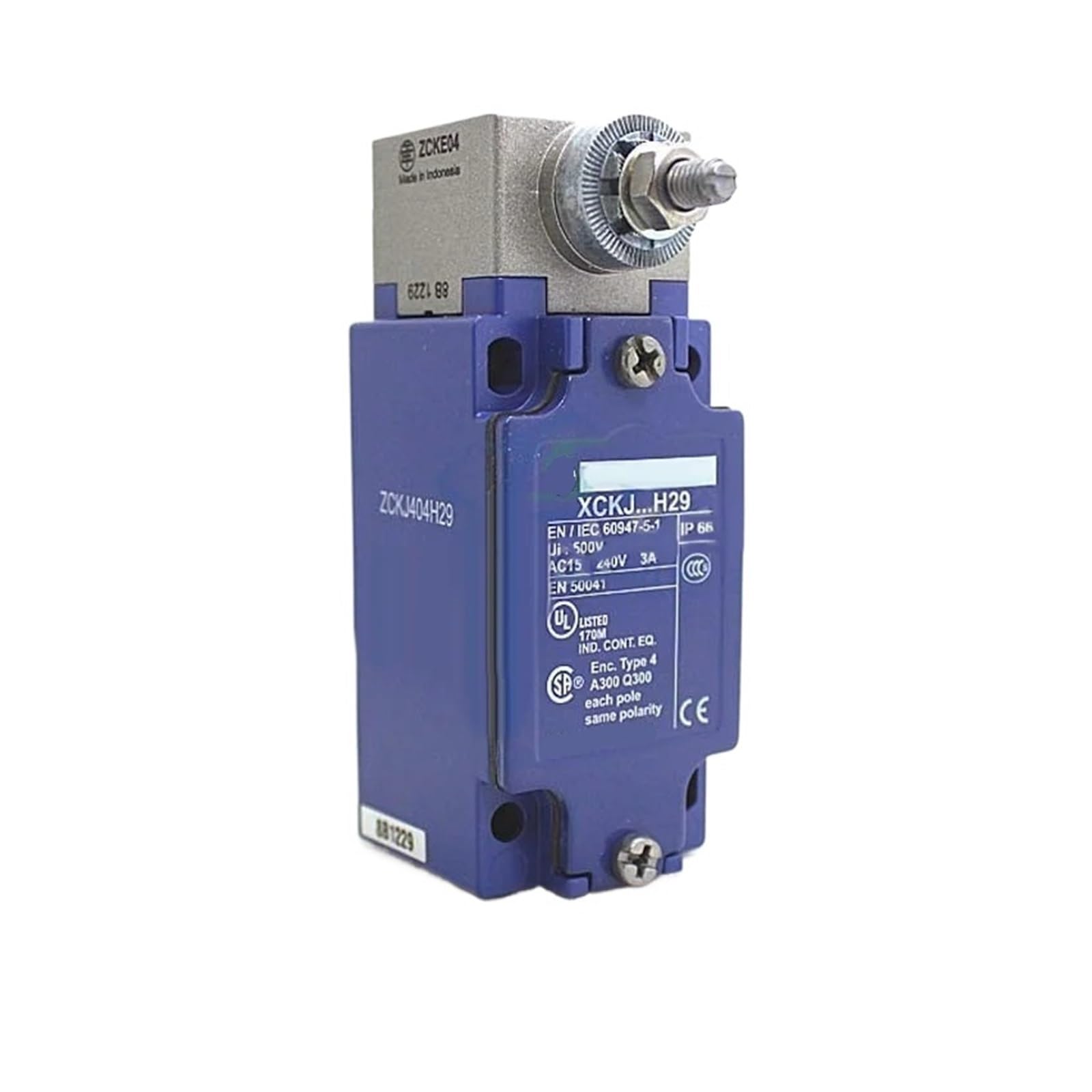VSPPJYFG ZCKJ404H29 ZCK-J404H29 XCKJ...H29 ZCKE04 ZCK-E04 Limit Switch