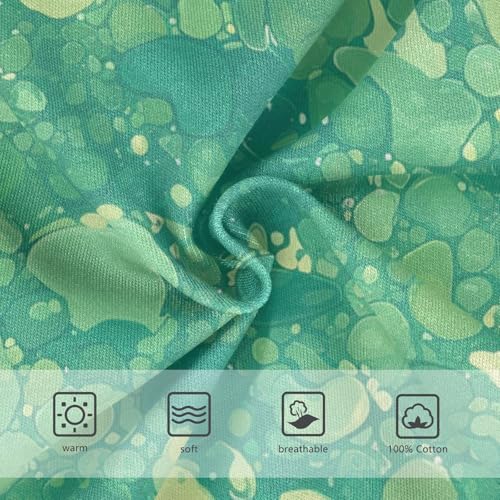 KLL Green Glitter Texture Toddler Boys Comfort Athletic Underwear Breathable Children Undies3