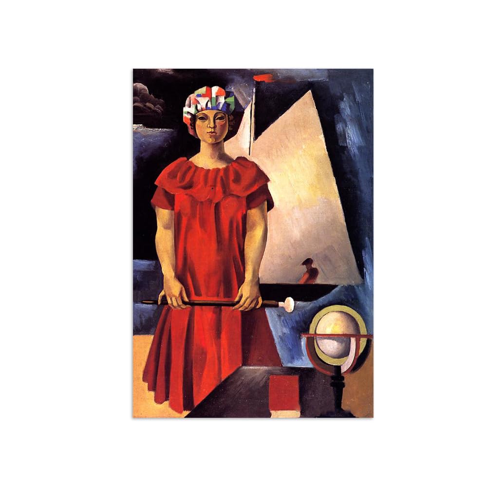 SDYSKKUG André Lhote Famous Wall Art for Living Room. Canvas Prints. Geometry. Artwork Painting Reproduction Modern Home Decor 60x40cm Unframed