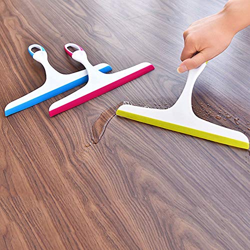 Limpador de janela de vidro da Jullynice com sabonete e lâmina de silicone macio, para banheiro e ba