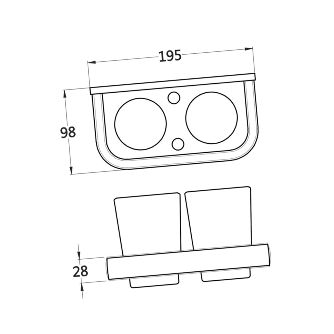Cabilock Soportes para Cepillos De Negros Vaso Cepillo De Portacepillos De Cerámica Portacepillos De Estante para Cepillos De Caja De Almacenaje Antiguo