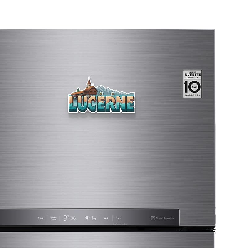 Image of Lucern Fridge Magnets, Glossy Finish, Stylish Magnet for Fridge, Wardrobe & Metal Surfaces