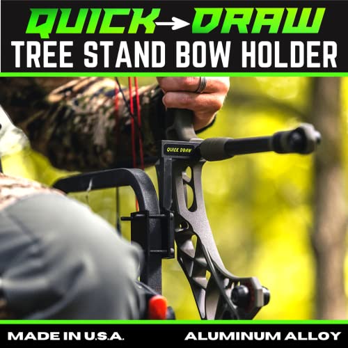KMHS Quick Draw Tree Stand Bow Holder. Universal Tree Stand Bow Holder