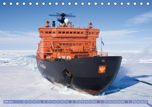 Crushed Ice – Eisbrecher (Tischkalender 2014 DIN A5 quer): Schifffahrt durchs Eis (Tischkalender, 14 Seiten)