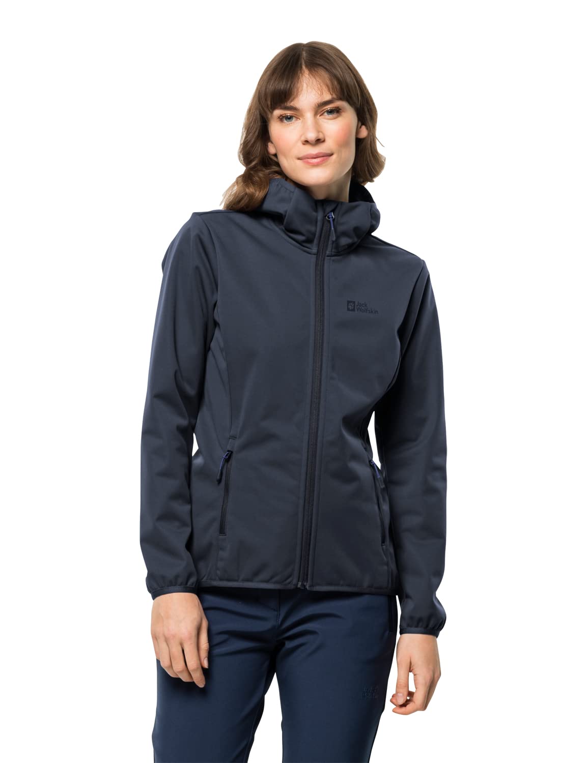 Jack Wolfskin Women's Windhain Jacket, Night Blue, XS
