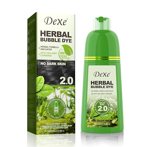 Shampoo Tinte Negro Natural para Cabello 420 ml miniatura 1