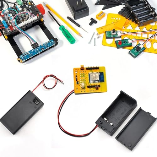 9V Battery Holder 3 Pack, 9 Volt Battery Holder with Switch, 9v Battery Case with Switch (9V) - image 4