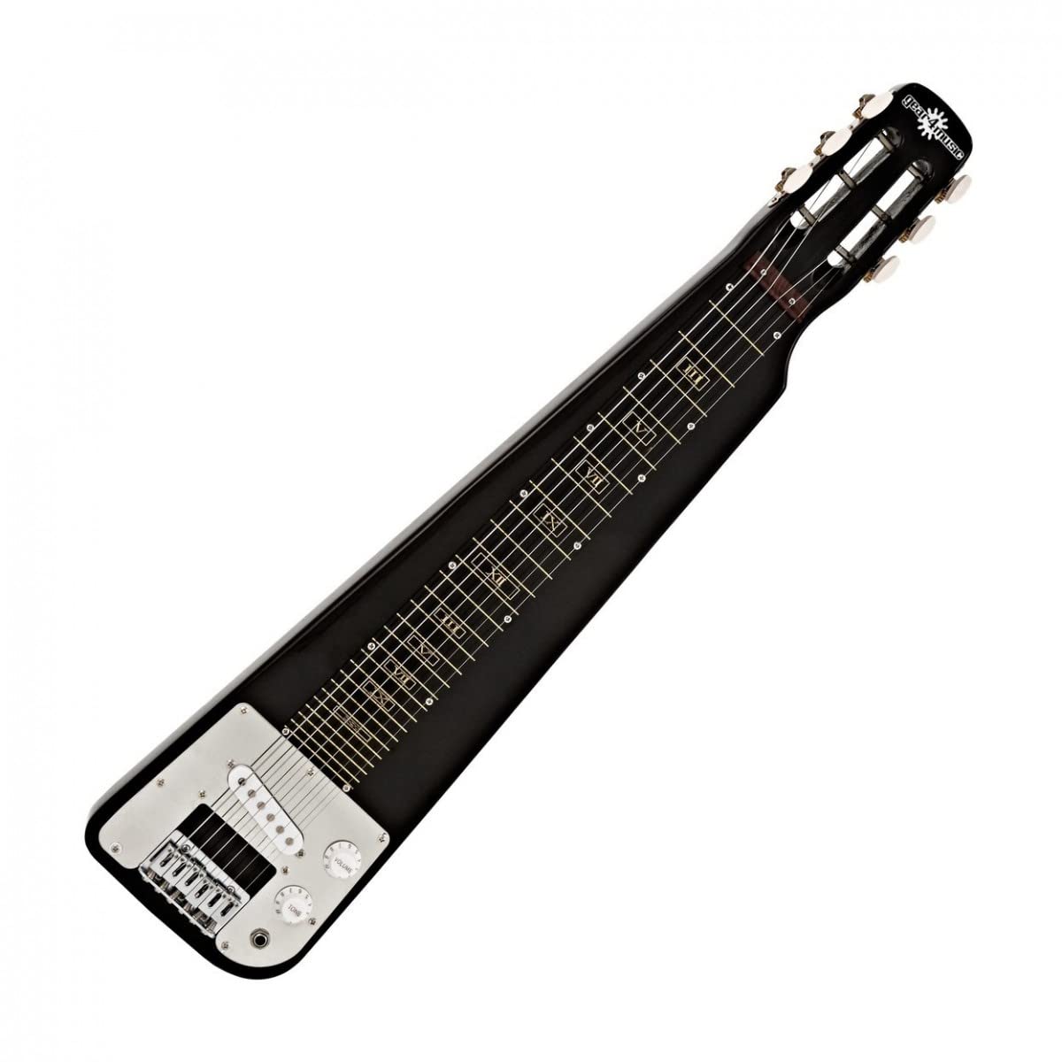 Gear4music Kit Chitarra Lap Steel con Supporto e Slitta Tonebar | Pickup Single Ceramico, Ponte Hardtail Fisso, Controlli Volume e Tono, Borsa da Trasporto Inclusa