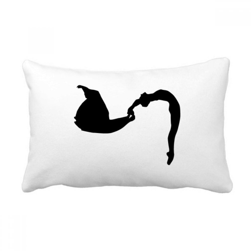 Coussin lombaire danseur art multicolore de 16x24 pouces pour decoration canape